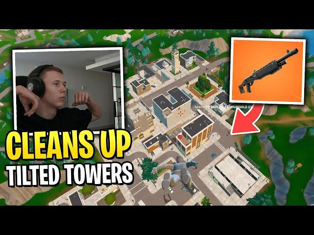 MrSavage ATTACK Tilted Towers with Legendary Pump in Fortnite Reload