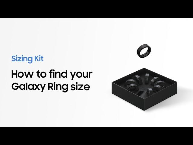 Galaxy Ring: So findest du deine Grösse | Comment trouver ta taille | Samsung