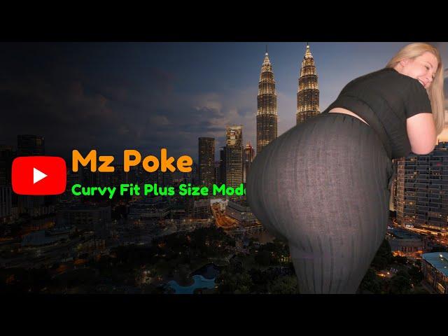 Mz Poke | Beautiful American Fashion Model | Instagram Plus Size Curvy Model | Bio | wiki | facts