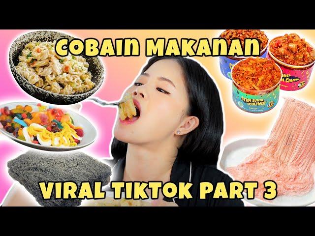 BELI SEMUA MAKANAN VIRAL TKTOK! PART 3!