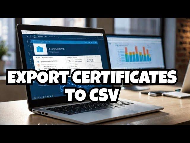 Manage certificates expiry dates easily with PowerShell [Output to CSV]