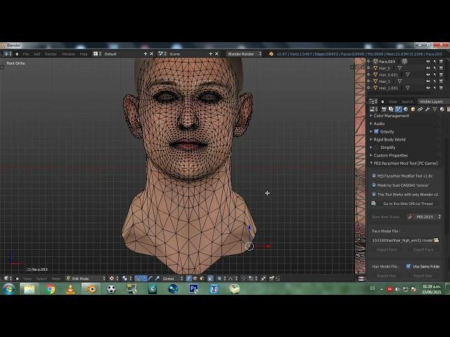 Proceso de Convertir Faces de Pes 2017 PC a Pes 2018 PS3