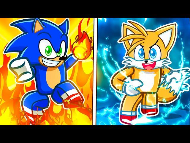 Sonic & Tails Have ELEMENTAL POWERS in Roblox!