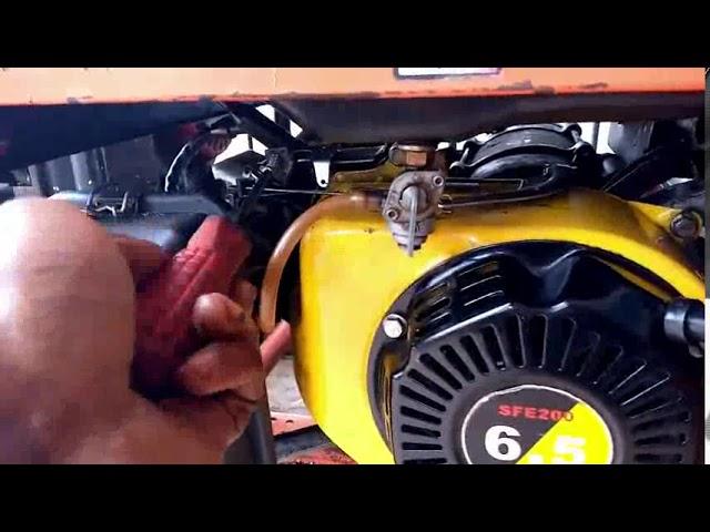 Where and how to increase and decrease your generator's current and speed