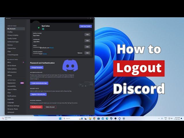 How to Logout of Discord on All Devices