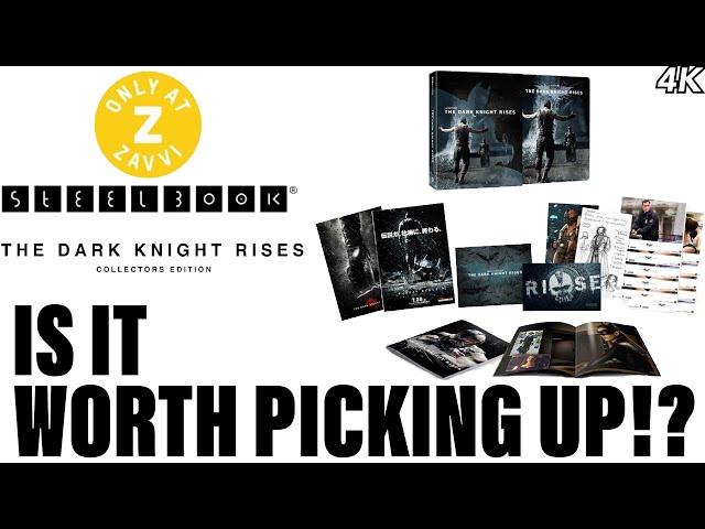 THE DARK KNIGHT RISES Collector’s Edition 4K (Steelbook) Unboxing and Review With Commentary