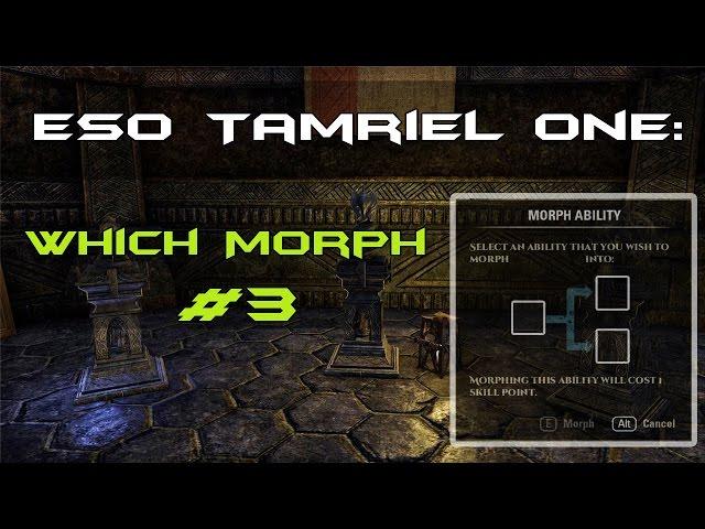 ESO One Tamriel: Which Morph #3 - Sorcerer (Dark Magic Skill Line)