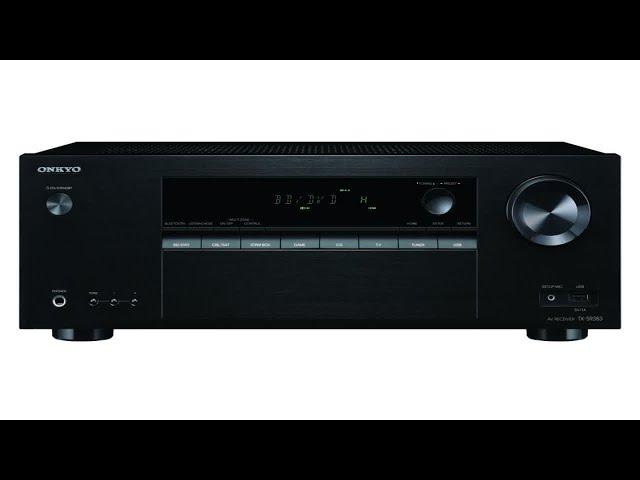 Onkyo's TX-SR383 adds height channels, but not Atmos