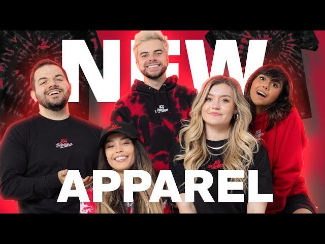 Revealing 100 Thieves’ NEWEST Apparel Collection (BTS) ft. Valkyrae, CouRage, Nadeshot & More!