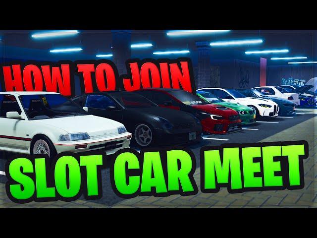 *HOW TO JOIN SLOT CAR MEETS* - Roblox Slot Cars