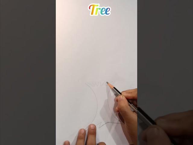 how to drow  tree#2024shorts #easydrawing #art #RK Art#