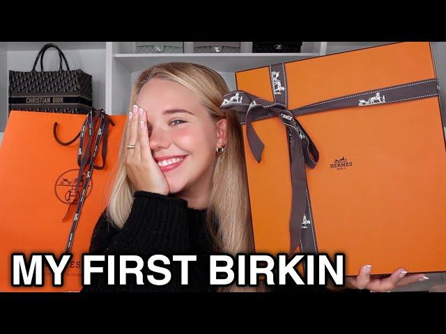 UNBOXING MY FIRST HERMES BIRKIN !!!  | MY ULTIMATE UNICORN & HOLY GRAIL BAG * I can't believe it*