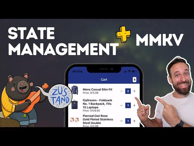 React Native State Management: Zustand + MMKV = 