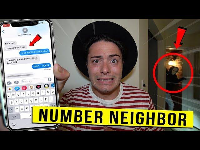 (SCARY) DO NOT TEXT NUMBER NEIGHBOR AT 3 AM CHALLENGE!! *GONE WRONG*