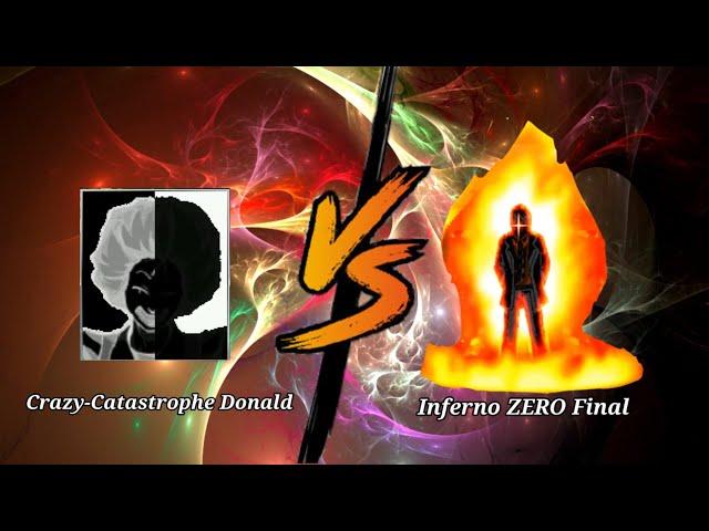 【WinMugen】Crazy Catastrophe Donald 1P, 3P, 11P Vs Inferno ZERO Final (both sides)