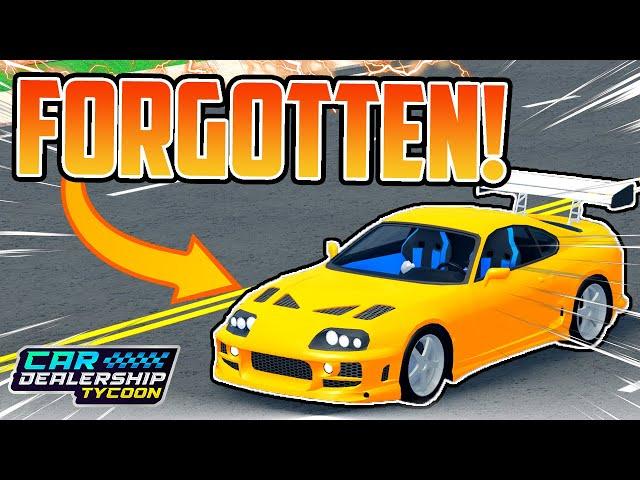 Top 5 Most FORGOTTEN CARS In Car Dealership Tycoon! (Roblox!)