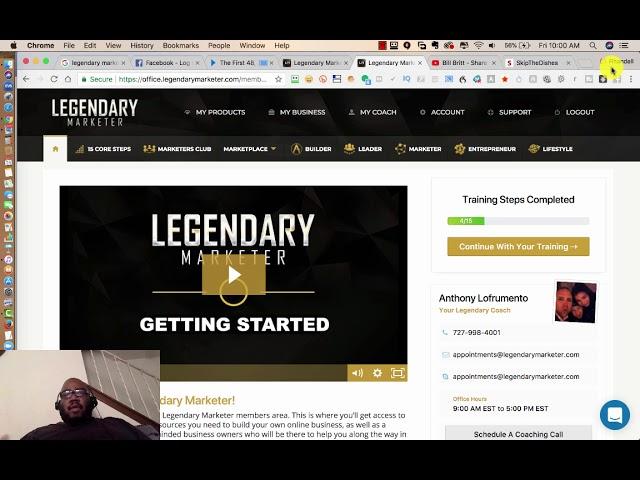 Legendary Marketer Review - Back Office Tour