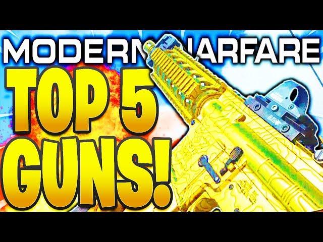 TOP 5 BEST GUNS IN MODERN WARFARE 1.11 PATCH! COD MODERN WARFARE BEST WEAPONS COD MW AFTER UPDATE!