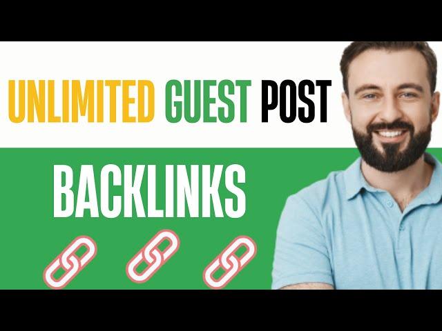 How To Create Free Unlimited Guest Post Backlinks || Get More Organic Traffic