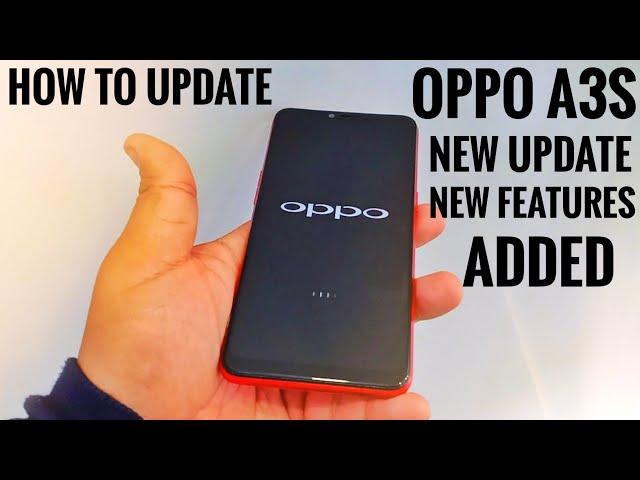 Oppo A3s & A3s Pro Color Os Update