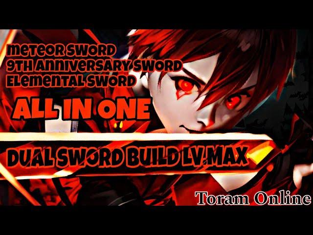 Toram Online - Dual Sword All In One DMG11M Full Guide (Meteor,9th,Element) #MMO #Toram Online