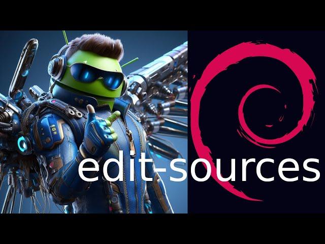 Edit sources list Debian 12 or Ubuntu - #debian12 #ubuntu