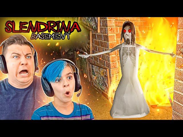 SLENDRINA IS BACK! Slendrina the Basement (horror game)