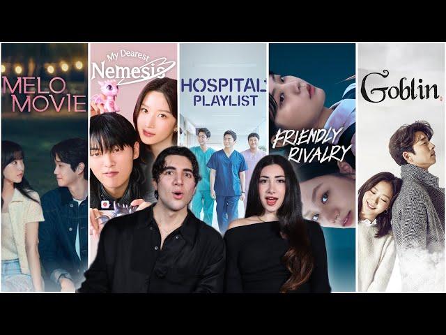 K-DRAMA TRAILERS MARATHON! | FIRST REACTION! (Melo Movie, Hospital Playlist, Guardian …)