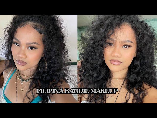 My Filipina Baddie Makeup + Beginner Friendly Tips