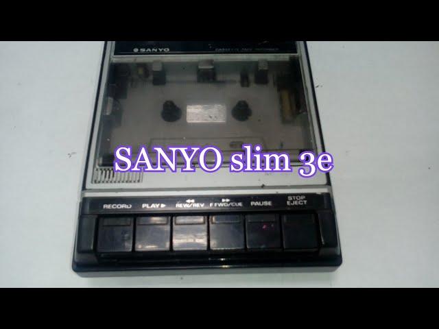 SANYO CASSETTE RECORDER SLIM 3E