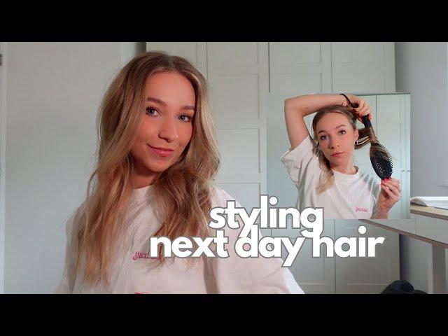 Styling Next Day Hair | Undone Soft Hot Brush Waves With ghd Glide