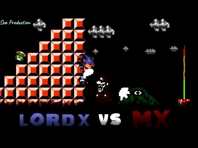 Lord X Vs MX| sprite animation (mario pc port vs sonic port)