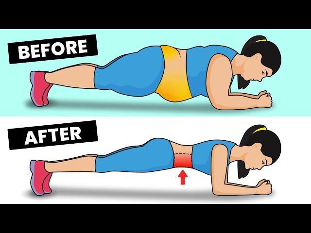 THIS HAPPENS To Your Body When You Plank for 6 Minutes Every Day Stomach Fat Loss Workout at Home