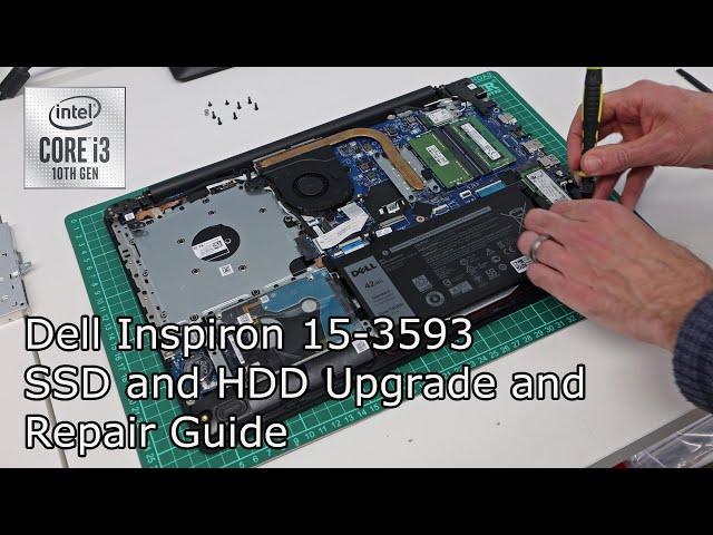 Dell Inspiron 15 3593 - SSD and HDD Upgrade and Repair Guide