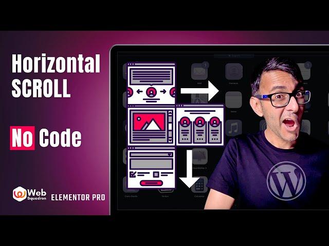 Horizontal Scroll Flow Elementor Wordpress Tutorial - No Code - No Plugin