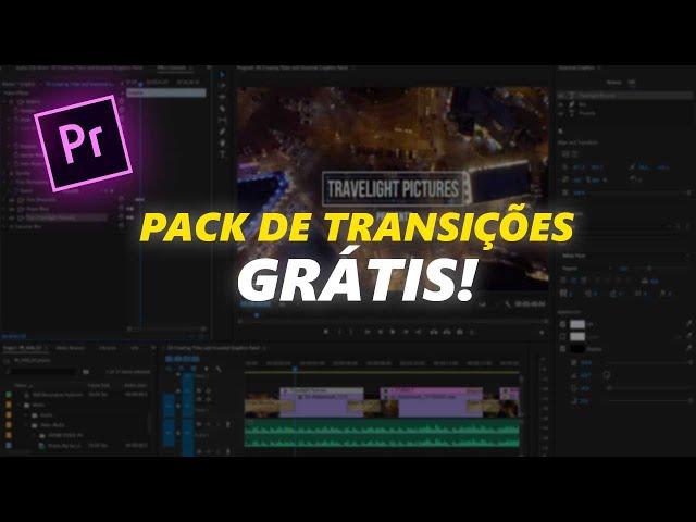 24 TRANSIÇÕES DE VÍDEO GRÁTIS PARA VOCÊ BAIXAR! (PREMIERE PRO)