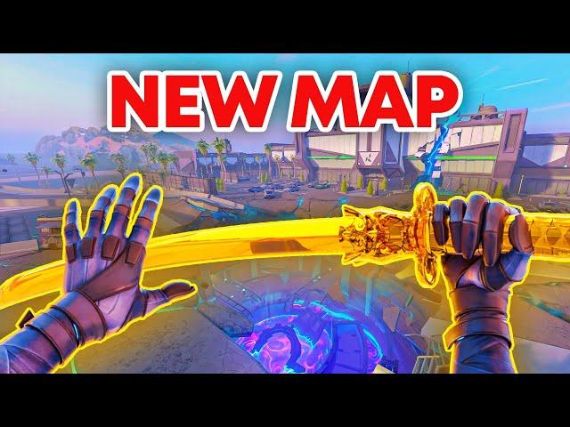 VALORANT'S *NEW* MAP SUNSET GAMEPLAY! (AND KNIFING STREAMERS)