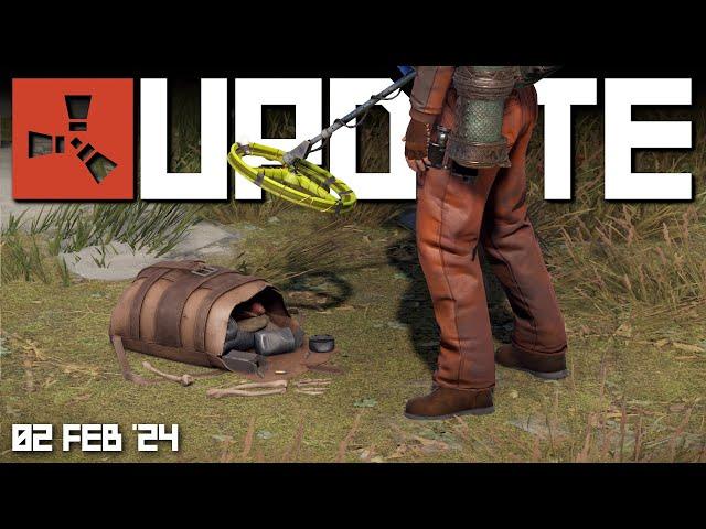 First look at Tutorial Island! Detectors, Backpacks, Optimisations | Rust Update 2nd February 2024