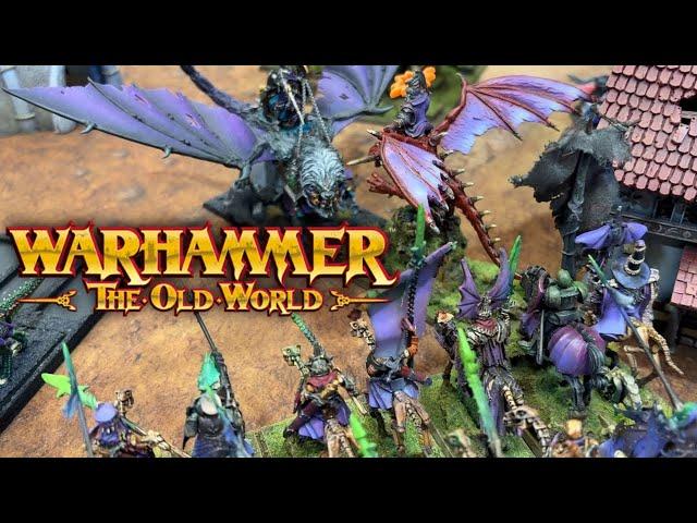 Warhammer the Old World Battle Report Dark Elves Vs Vampires 2000 points FLANK ATTACK