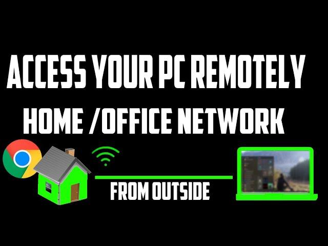 How To Access Your PC Remotely From Outside Your Home Or Office Network