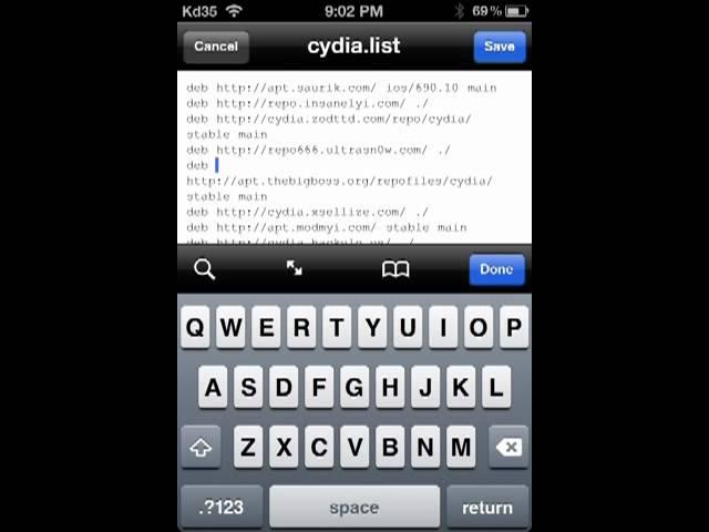 Fix cydia errors using ifile