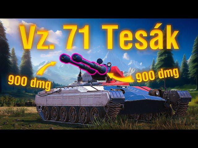 Vz. 71 Tesak - New Czech Light Tank with 1800 Damage Burst