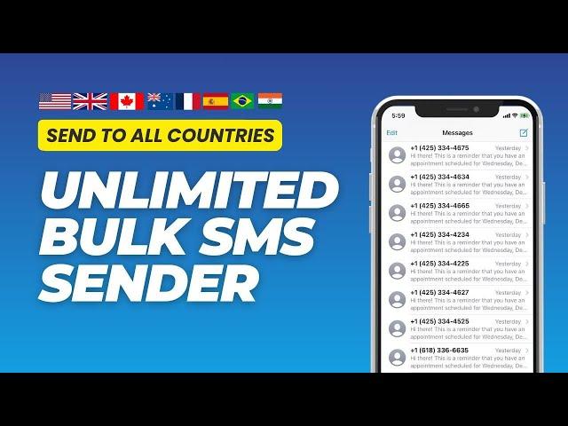 How To Send Unlimited Bulk SMS on Any Device 2024 New Method