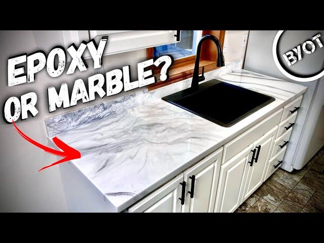 DIY Kitchen Countertop Makeover