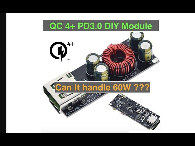 DIY QC 4+ 4.0 PD 3.0 Module Test