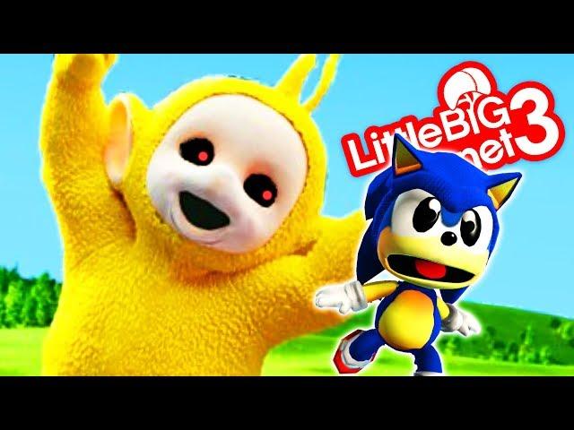 Sonic VS Teletubbies - Teletubbies.exe - LittleBigPlanet 3 PS4 Gameplay | EpicLBPTime