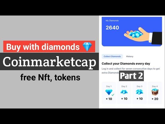 coinmarketcap diamonds use hindi | coinmarketcap diamond rewards part 2