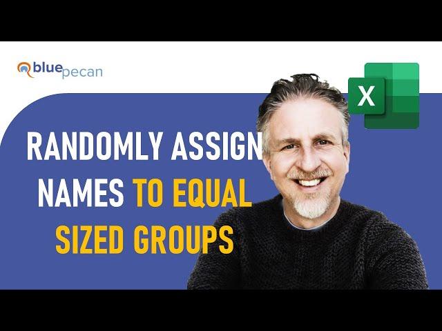 How to Randomly Assign Participants to Equal Sized Groups in Excel | Group Generator - No Repeats