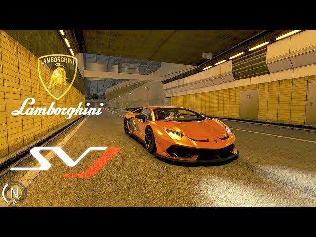 Assetto Corsa - Lamborghini Aventador SVJ Novitec/Gintani (Flyby Tunnel + Interior Sound)