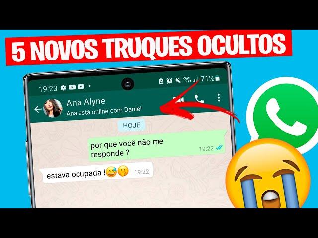 OLHA ISSO!!! 5 SEGREDOS NO WHATSAPP! QUE TALVEZ VOCÊ NÃO SABIA! NOVAS FUNÇÕES 2021